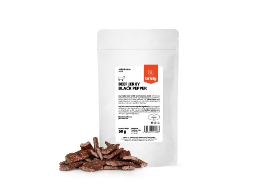 Jerky sušené hovězí maso pepř